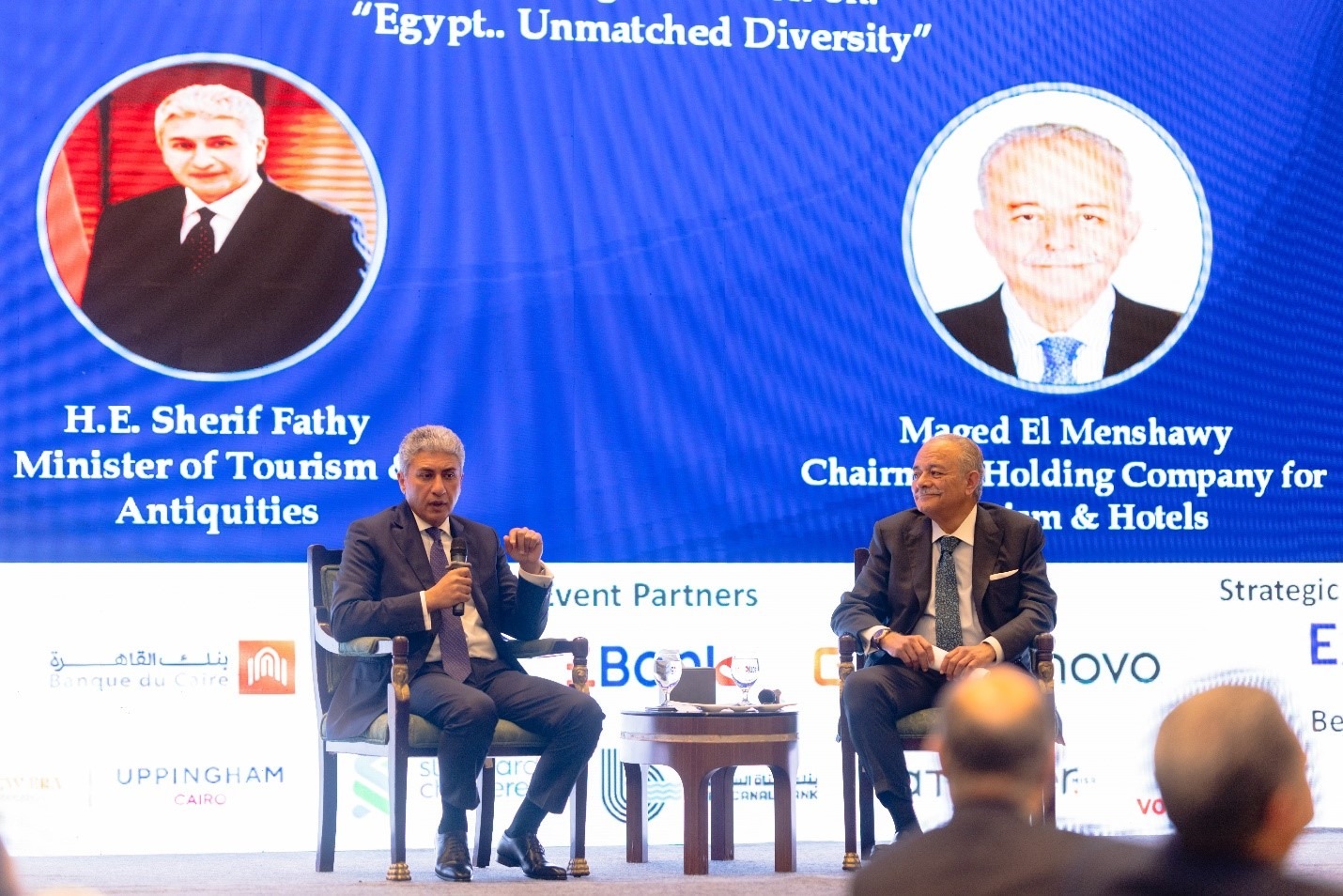 A Working Luncheon In Honour of H.E. Sherif Fathy, Minister of Tourism & Antiquities.